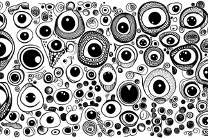 Many eyes tattoo idea