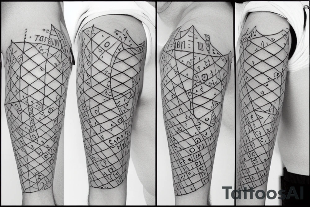 proof of the pythagorean theorem tattoo idea