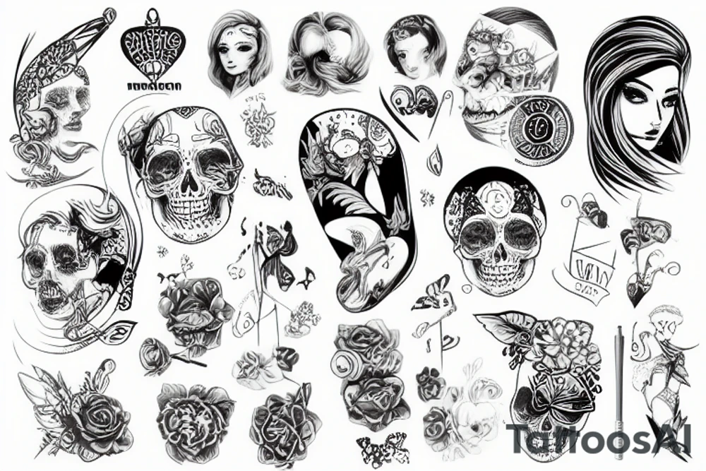 жопа на работе tattoo idea