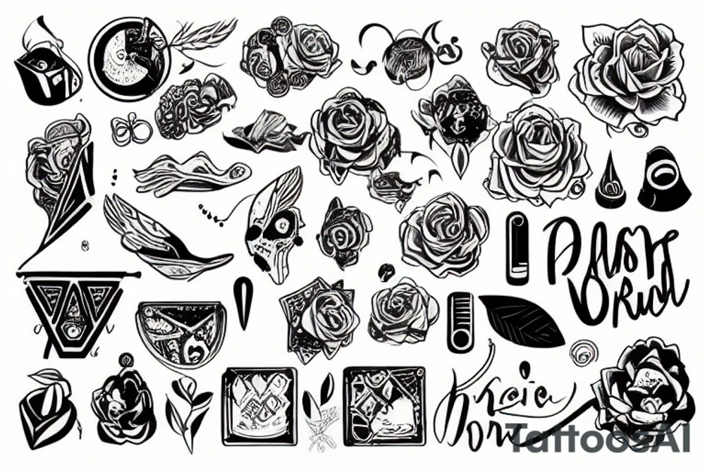 жопа на работе tattoo idea
