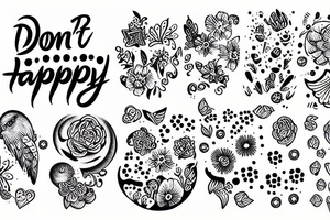 don't worry be happy tattoo idea