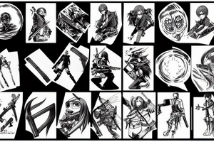 attack on titan tattoo idea