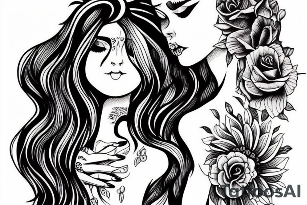 Women tattoo idea
