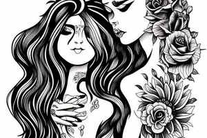Women tattoo idea