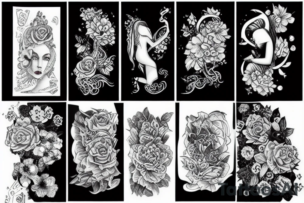 Women tattoo idea
