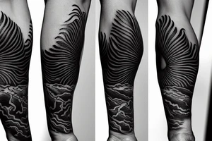 shadows fire tattoo idea