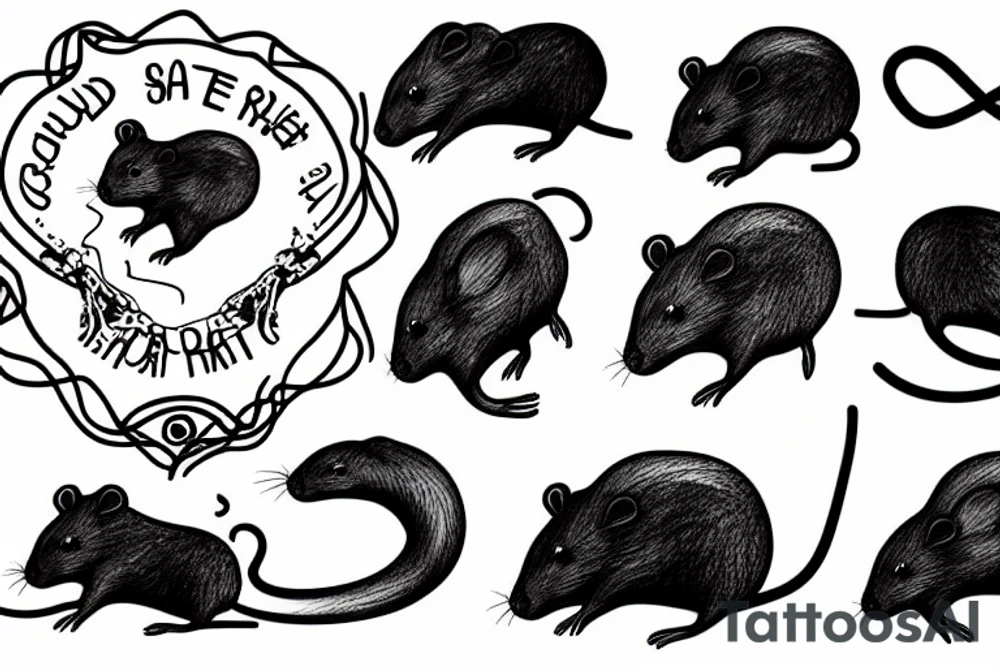 Sad rat tattoo idea