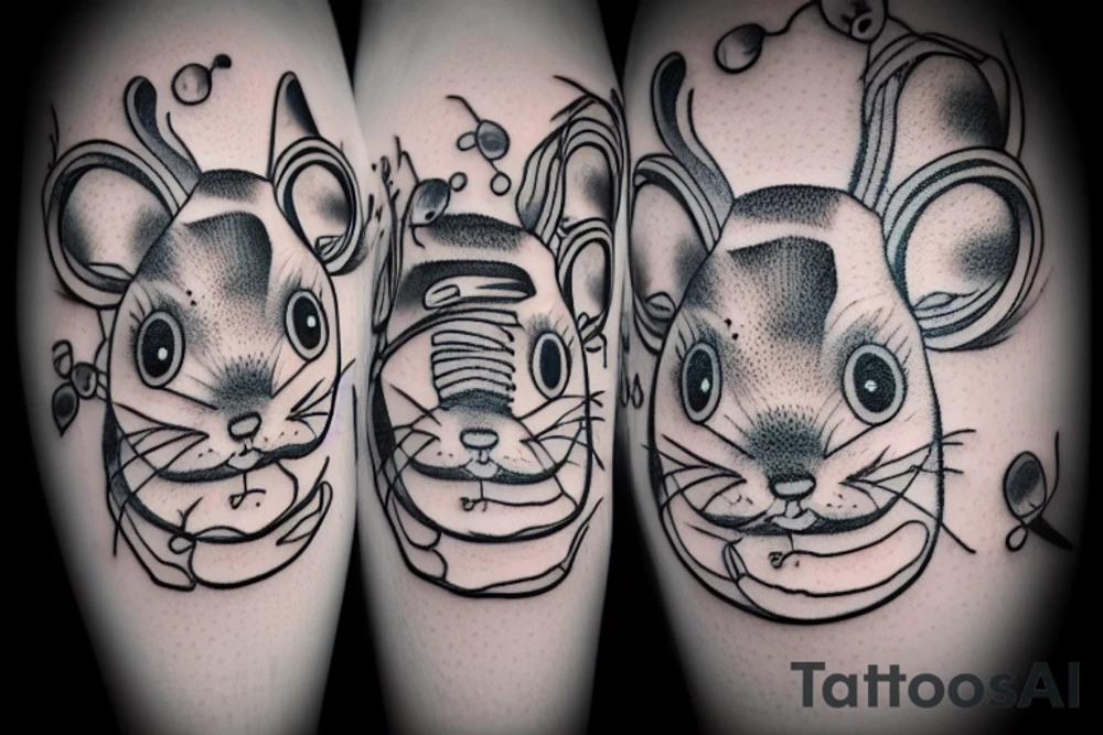 A Sad rat tattoo idea