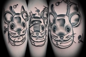 A Sad rat tattoo idea