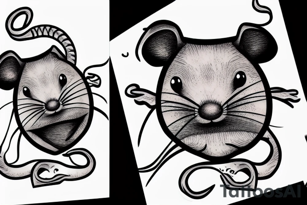A Sad rat tattoo idea