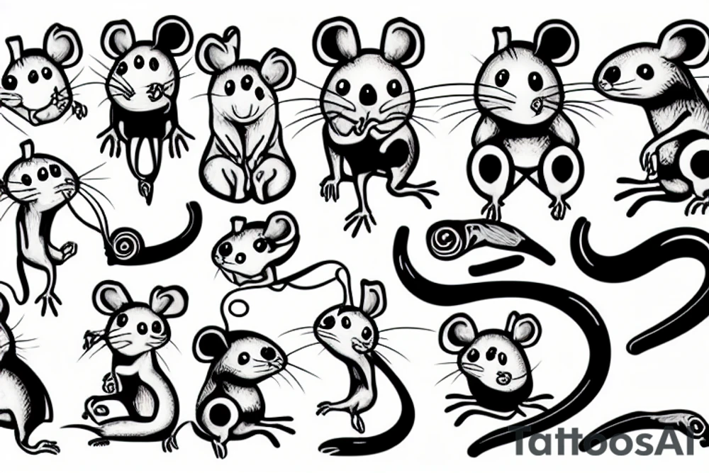 A Sad rat tattoo idea