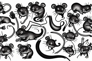 A Sad rat tattoo idea