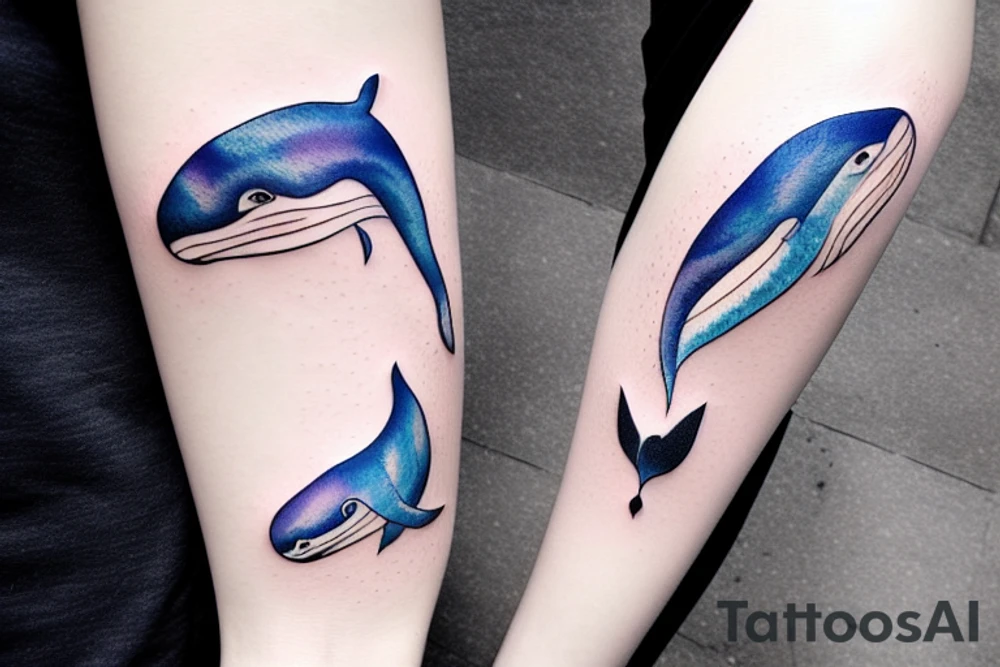 whale tattoo idea