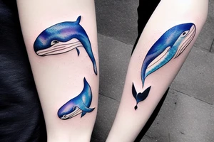 whale tattoo idea