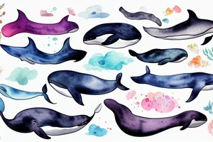 whale tattoo idea