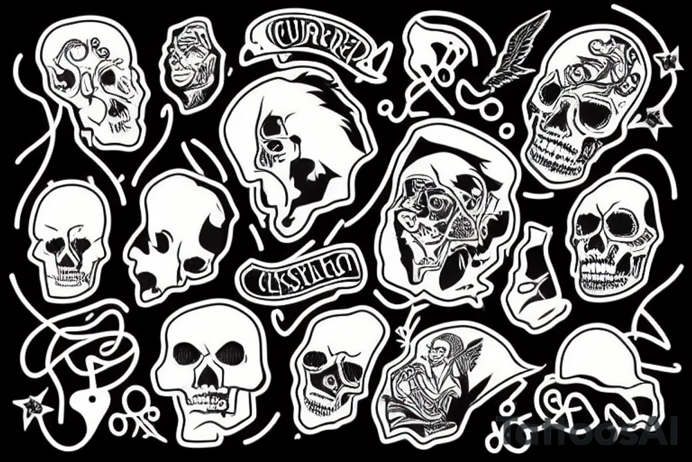 Cuervo sobre una estatua de mármol tattoo idea