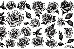 rose of pain tattoo idea