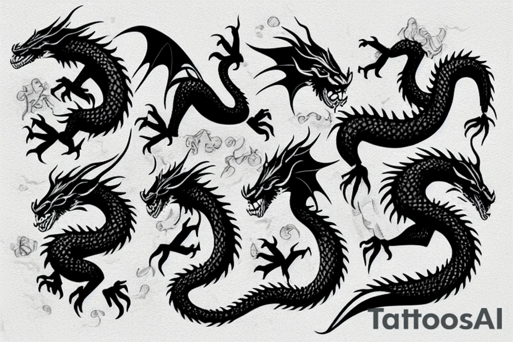 dragon tattoo idea