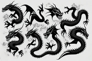dragon tattoo idea