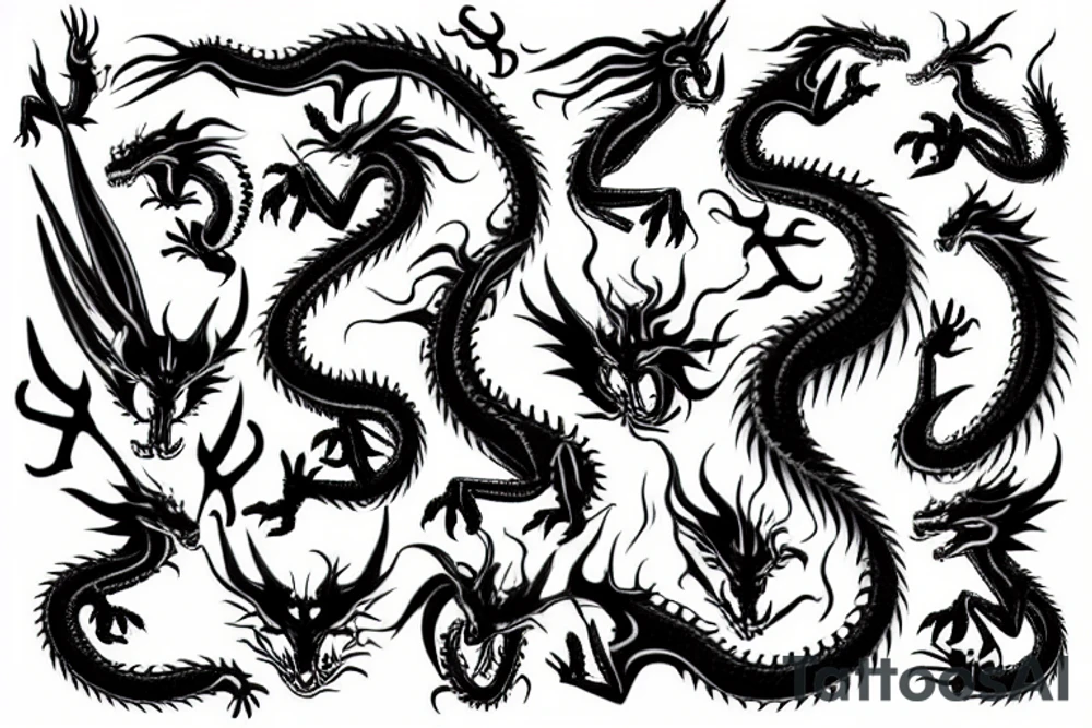 dragon tattoo idea