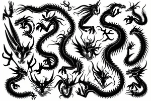 dragon tattoo idea