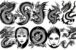 dragon tattoo idea