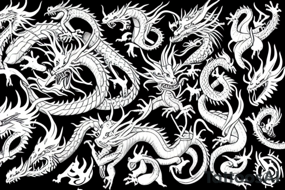 dragon tattoo idea