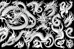 dragon tattoo idea