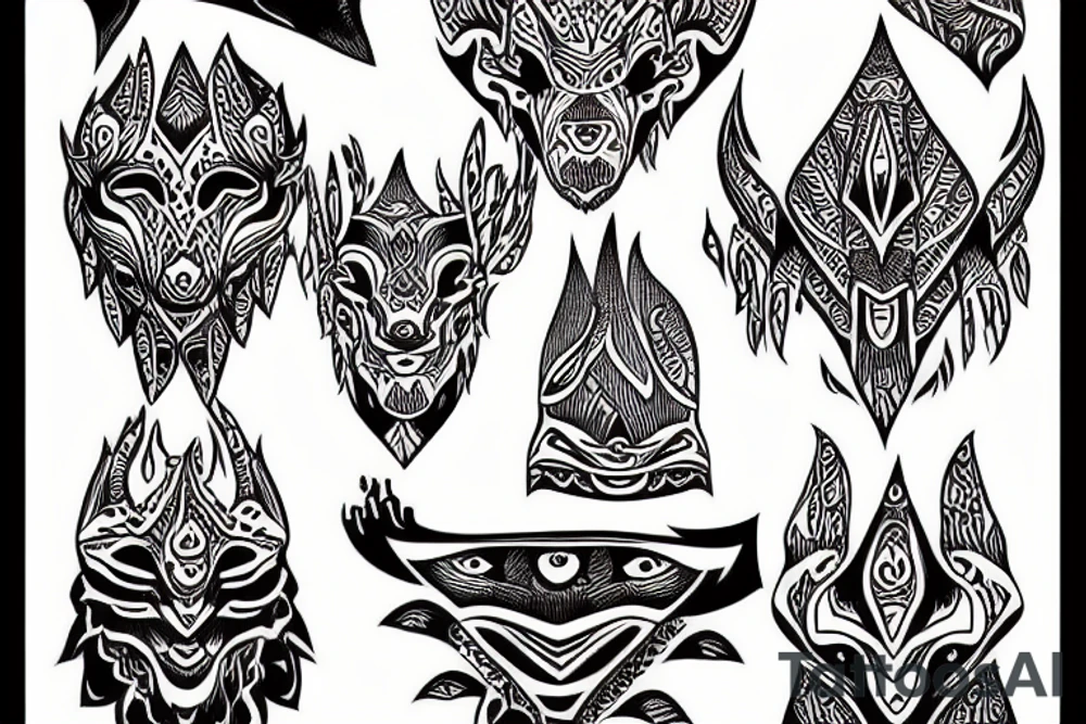 snowy mountain tattoo idea
