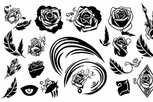 painting tattoo idea