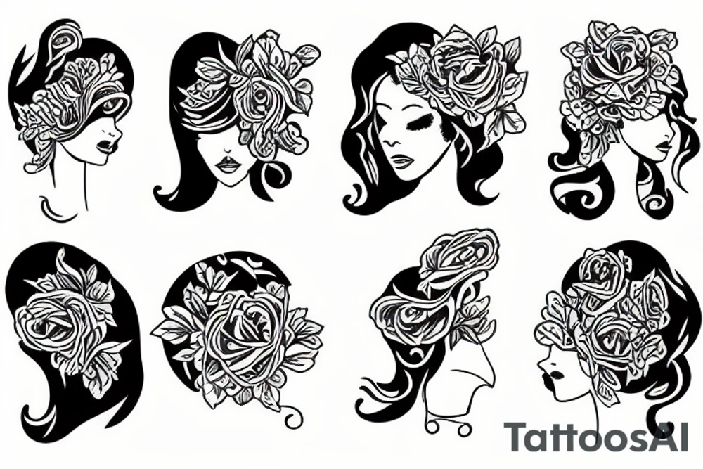 woman tattoo idea