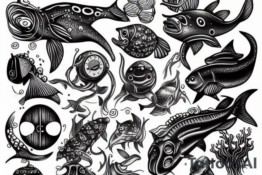 Deep Sea Diver tattoo idea