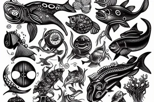Deep Sea Diver tattoo idea