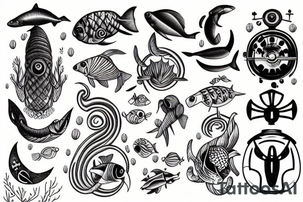 Deep Sea Diver tattoo idea