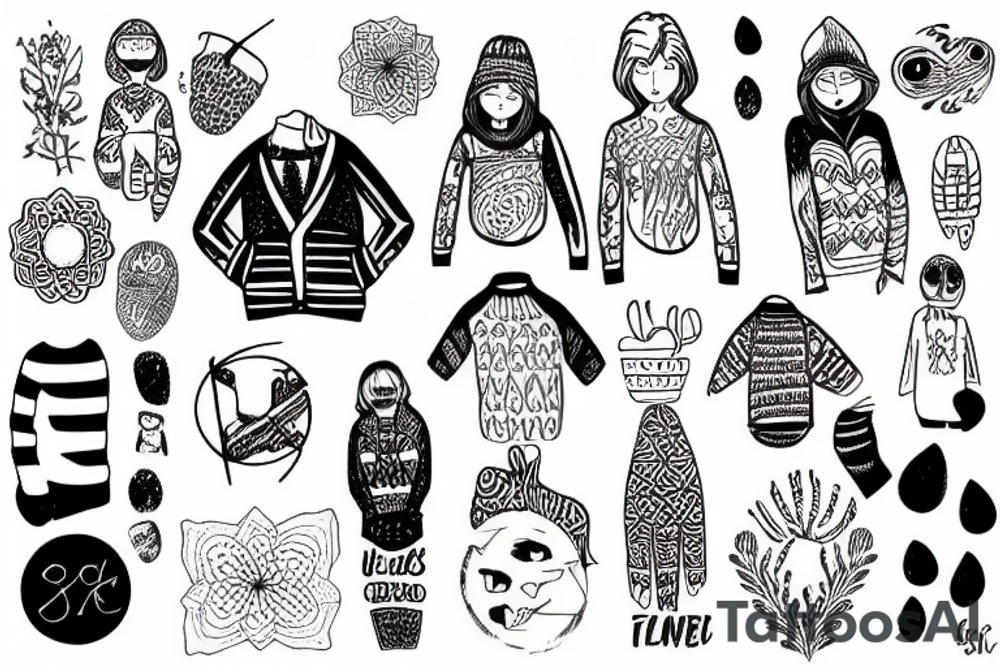 Sweater tattoo idea