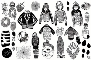 Sweater tattoo idea