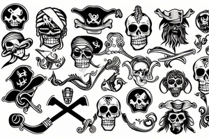 pirate tattoo idea