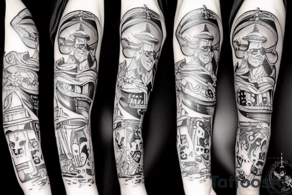 pirate tattoo idea