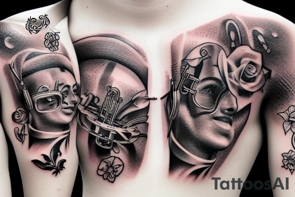 Freedom is music tattoo idea