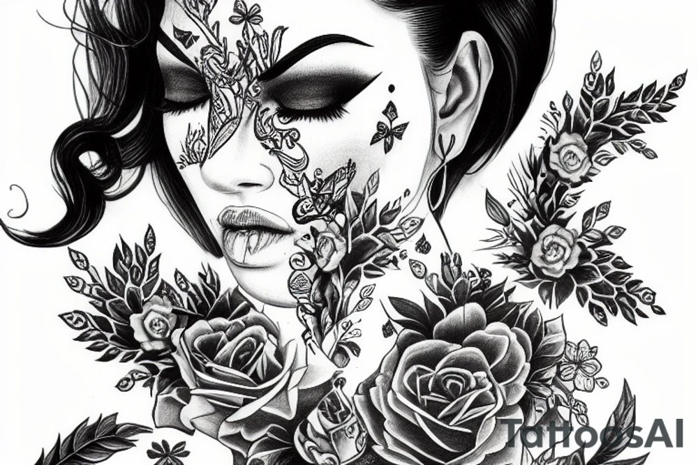 Wealthy Peaceful musician tattoo idea