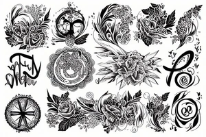 Wealthy Peaceful musician tattoo idea
