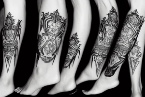 бренд Vlone tattoo idea