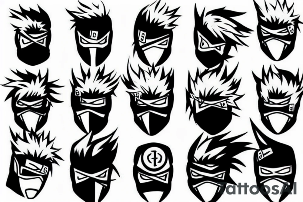Kakashi Hatake tattoo idea