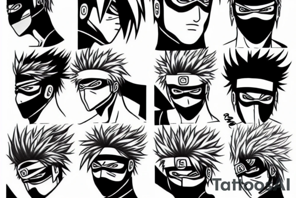 Kakashi Hatake tattoo idea