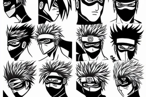 Kakashi Hatake tattoo idea