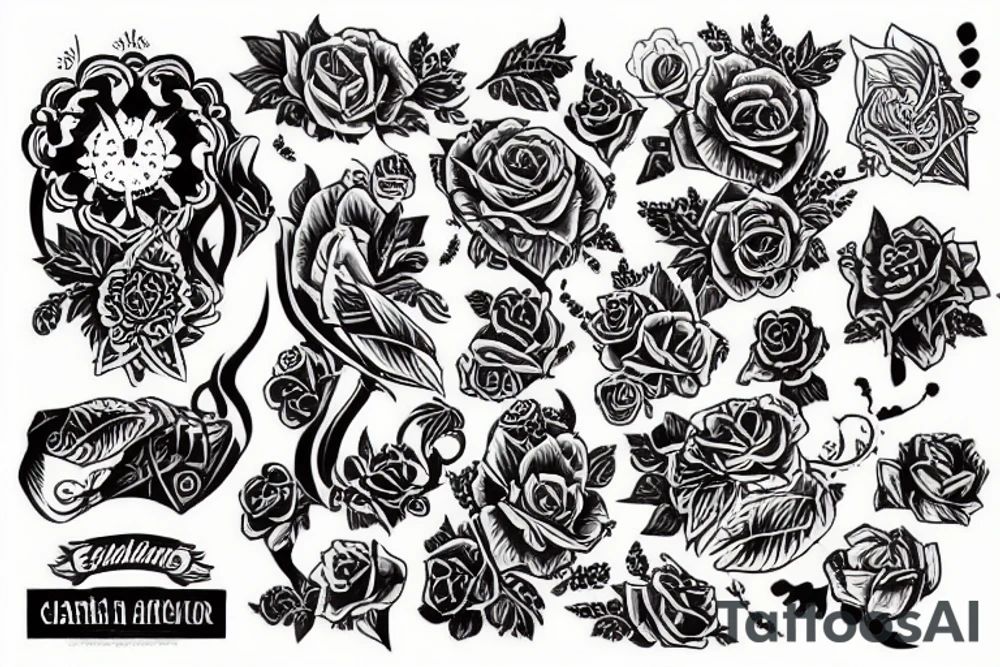 Слон с длинными ногами tattoo idea