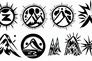 mountain large and small masis
with the sun tattoo idea