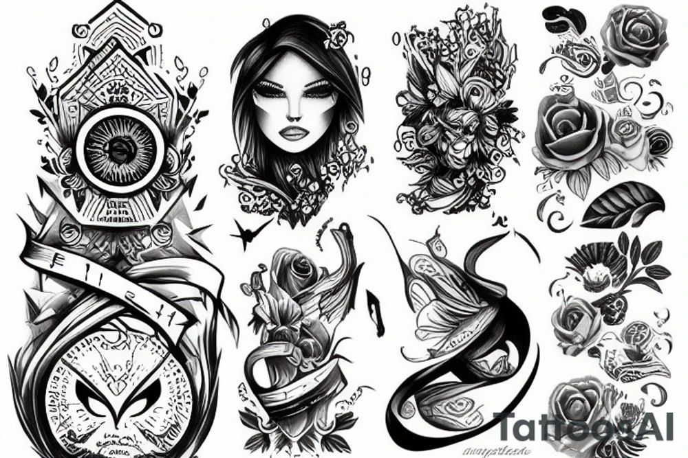Морда льва tattoo idea