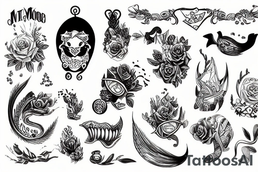 Морда льва tattoo idea