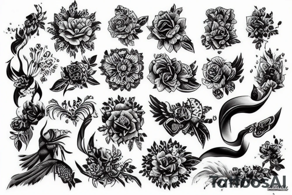 Медведь с девочкой tattoo idea